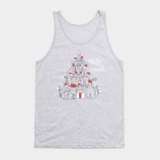 Meowy Christmas Tank Top